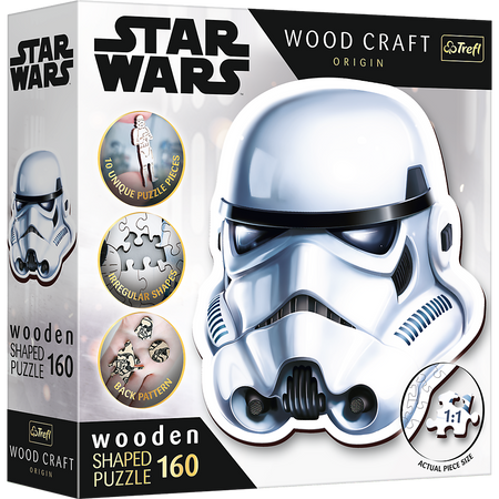 Wooden puzzle Star Wars 160 pcs. Stormtrooper Helmet Trefl 20188