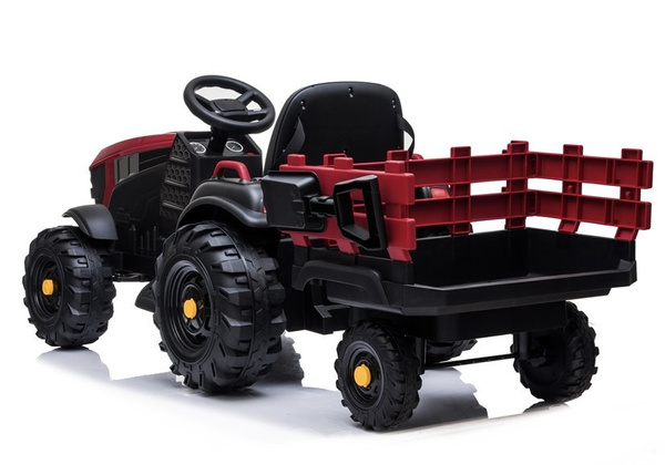 Electric Ride On Tractor with a trailer BDM0925 Red