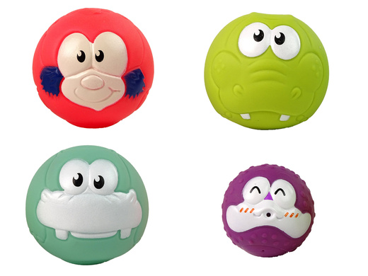 Badespielzeug Mini Basketball Giraffe Gummibälle