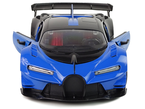 Remote-controlled sports car LED front lights + R/C remote control