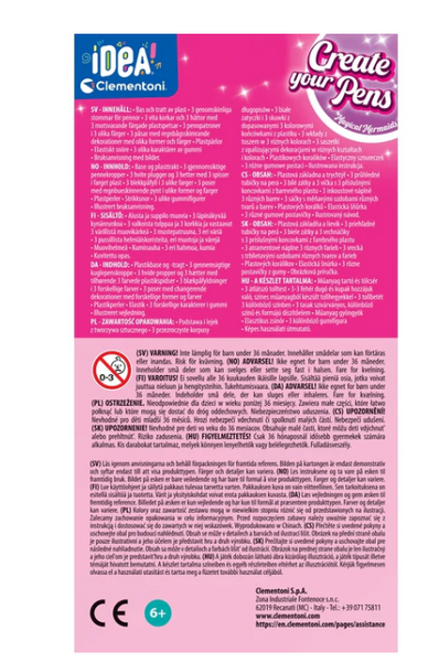 Idea Art Mini-Fabrik Stifte gestalten: Meerjungfrauen Clementoni 18159