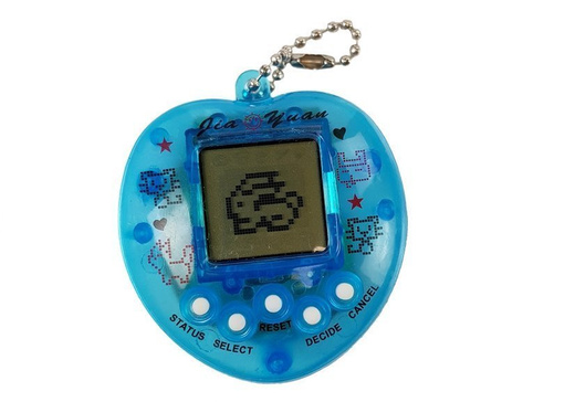 Elektronisches Tier Anhänger Tamagotchi Haustier Blau