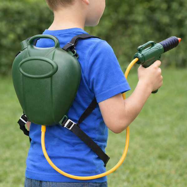 Firefighting Backpack Set Water Tank with Gun Green 2.3 L