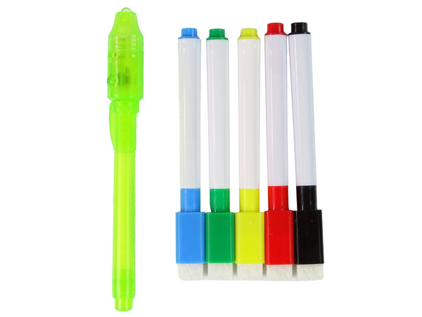 Glühende Farbe 2in1 Magnetische Zeichentafel