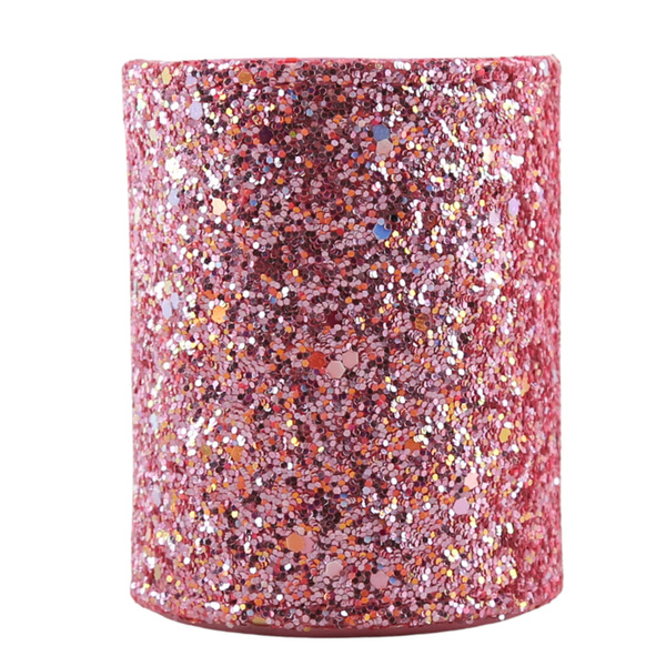 Behälterbecher für Pinsel und Zubehör Glitter Pink