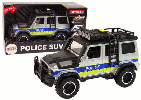 Off Road Police Car 1:14 Friction Drive