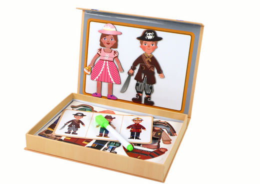Cartoon Character Theme Magnetic Puzzle Set