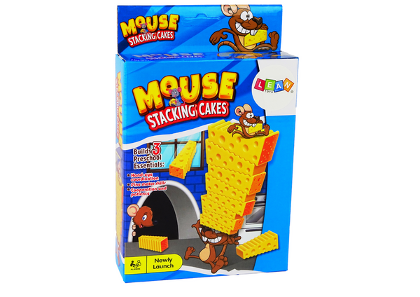 Cheese Tower Hungry Mouse Geschicklichkeitsspiel Baue einen Käseturm!