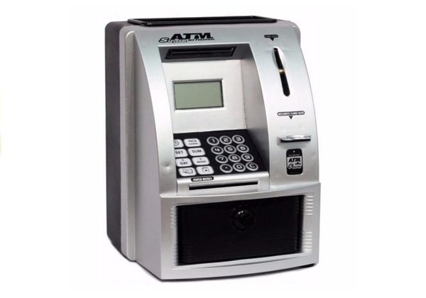 Cash Point Dispenser ATM Realistic Money Box