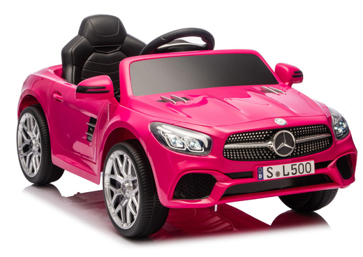 S506 Rosa Elektro-Kinderauto Mercedes SL500