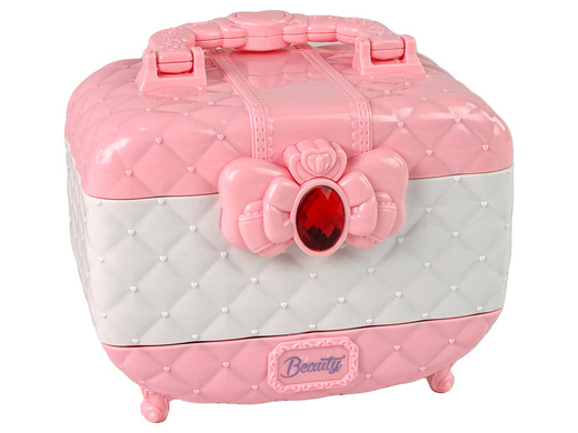 Beauty-Set im Etui Lidschatten Pink und Weiß