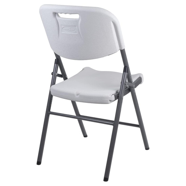 Folding Catering Banquet Chair White 84x50x46 cm