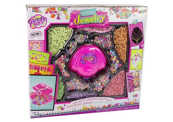 Riesiges Schmuckherstellungsset + Muschelkiste