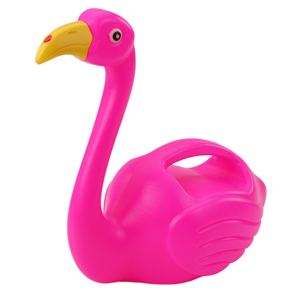 Small Plastic Watering Can For Children Flamingo Pink