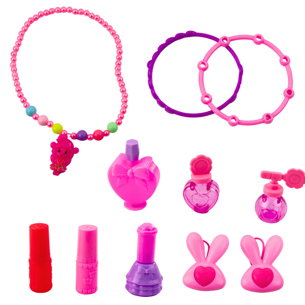 Beauty Set Schminktisch im Koffer 2 in 1 Zubehör Einhorn Pink