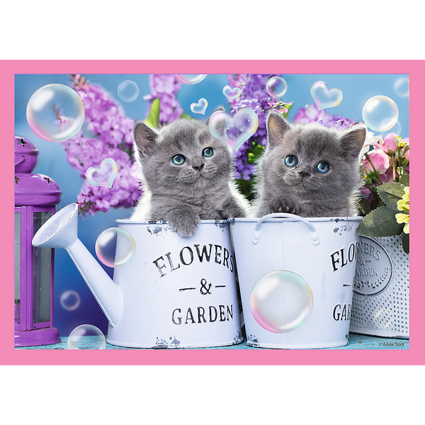 Puzzle – „4w1“ – Zabawne kotki Trefl 34396