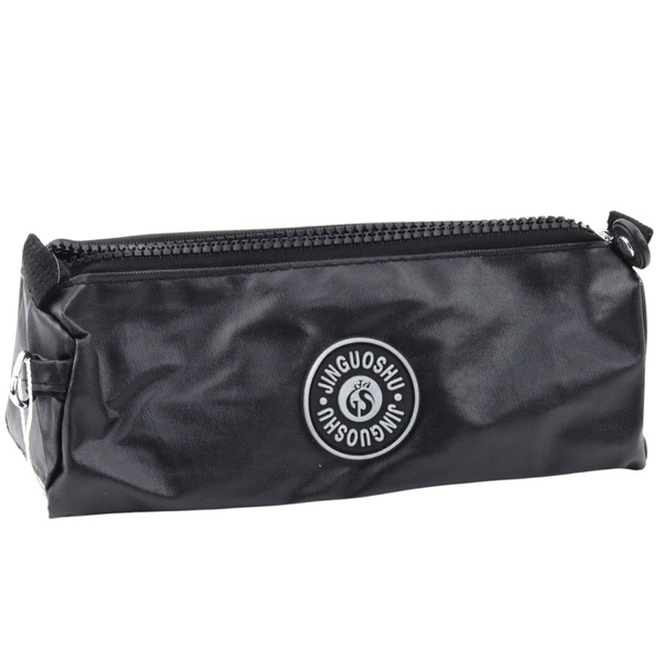 Piórnik Szkolny Organizer Jednokomorowy Czarny 21,5cm