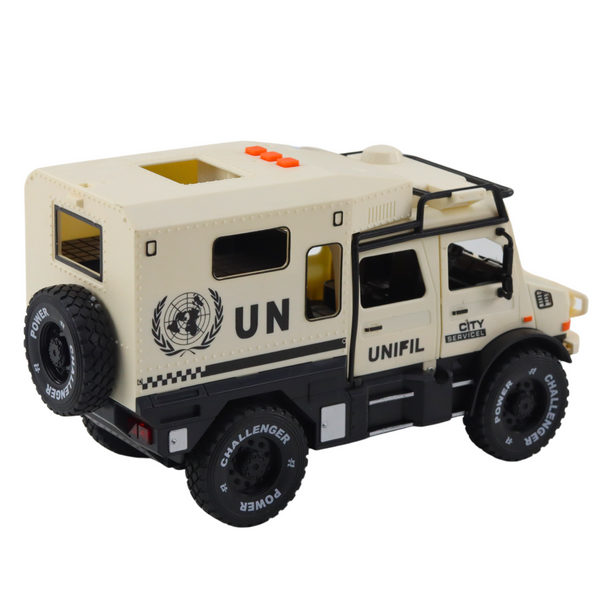 Off-road Vehicle City Service Opening Doors Sound Lights