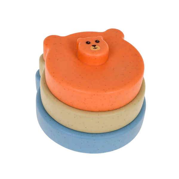 Set of Soft Sensory Educational ECO Blocks Rubber Animals 18 pcs.