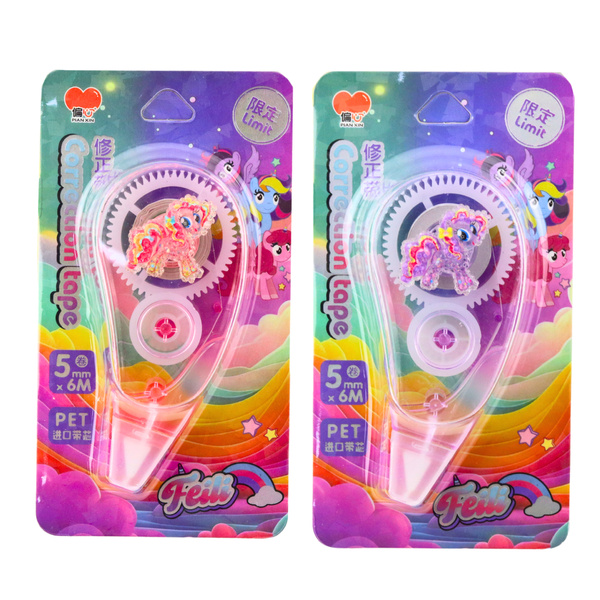 Correction Tape Mouse School Office 6m x 5mm Unicorn Pink Purple