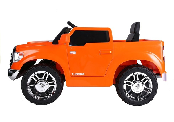 Electric Ride-On Car Toyota Tundra Orange Painted