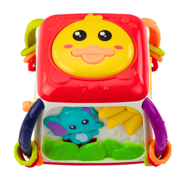 Interactive Educational Cube for Toddlers Colorful Duck
