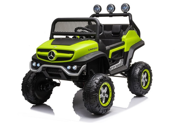 Electric Ride On Mercedes Unimog S Green