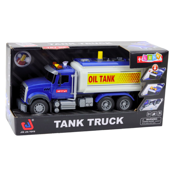 Truck Tanker Water Lights Sounds Blue 1:14