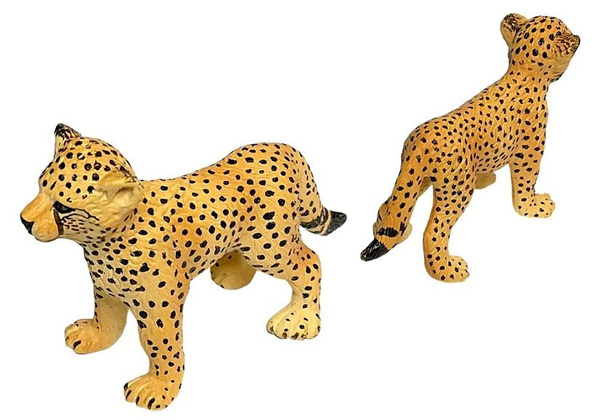 Gepard Lernfiguren Wildtiere 4 Stück Savannah