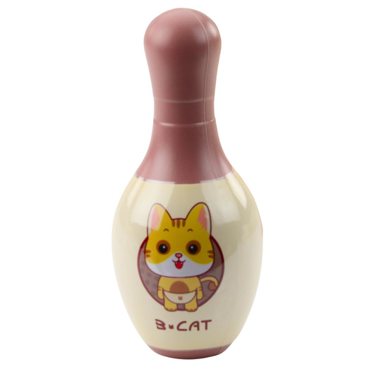 Bowling Set with Cats for Kids 10 Bowling Pins 2 Colored Balls