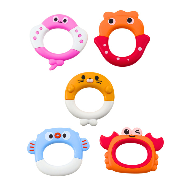 Interaktives Schildkröten-Badespielzeug mit Fontäne und bunten Kreisen