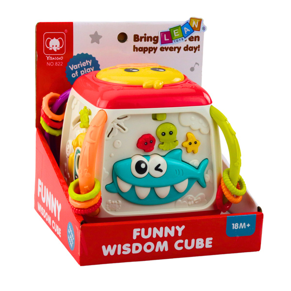 Interactive Educational Cube for Toddlers Colorful Duck