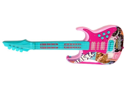 Guitar With Microphone Karaoke Set Lights Sounds