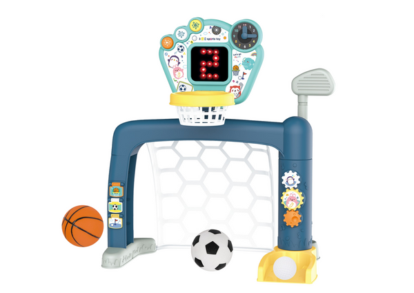 3in1 Set für Kleinkinder Arcade-Spiele Golf Basketball Fußball