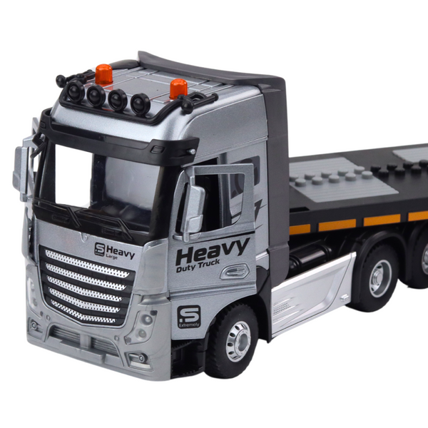 Ferngesteuerter RC Abschleppwagen mit Bagger, Licht und Geräuschen 1:24