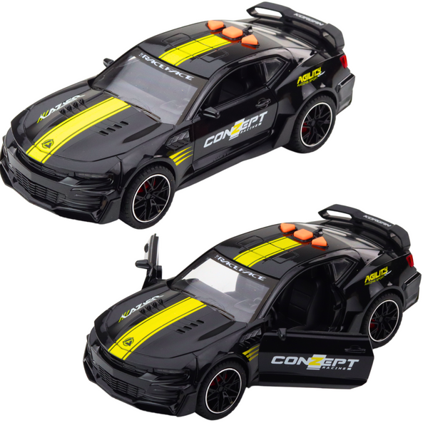 Sports Car Lazer Opening Doors Drive Lights Sounds Mix