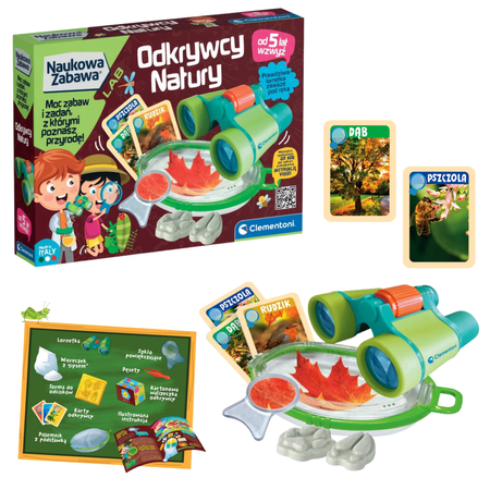 Scientific Fun Nature Explorers Nature Binoculars Polish Language Clementoni 50894