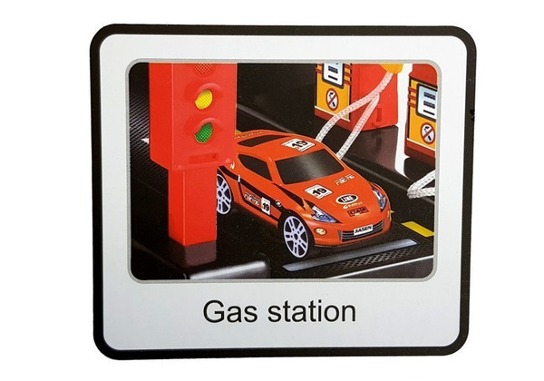 Parkplatz 5-stöckige Garage mit Lichtbatterien, Aufzug