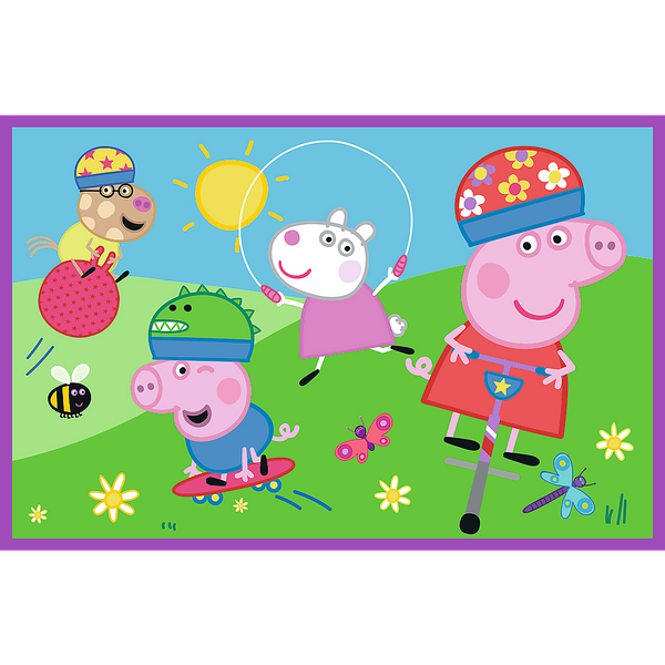 Puzzle - 2x24 - Peppa on the playground - Peppa Pig 34435
