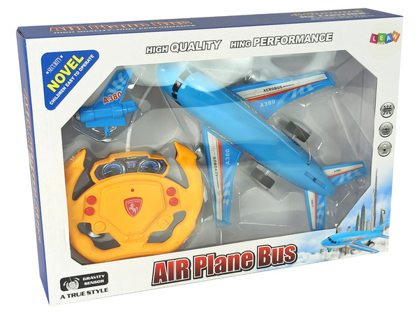 Remote Controlled Aircraft Blue Pilot 40 Mhz Lights