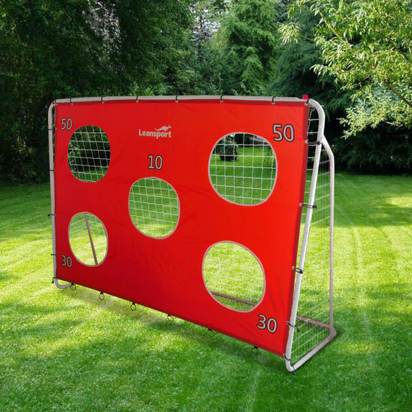 Fußball-Trainingstor mit Zielmatte Rot 213x152x75cm