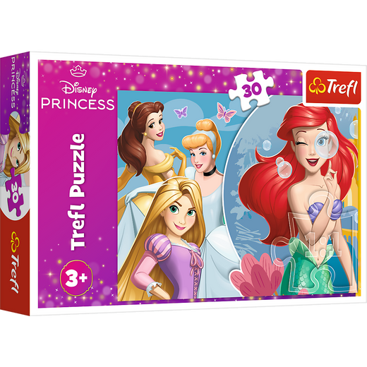 Puzzle - 30 Pieces - A Beautiful Day with Princesses - Disney Princess Trefl 18308