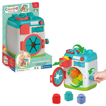 Clemmy Pralka Sensoryczna Sorter Klocki Clementoni 17582