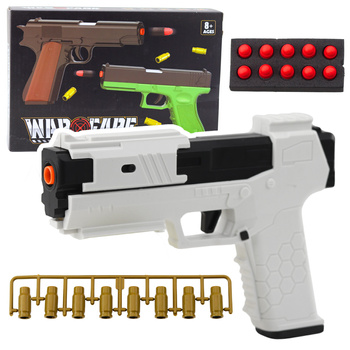Toy Gun Foam Cartridges Ammunition Shells White