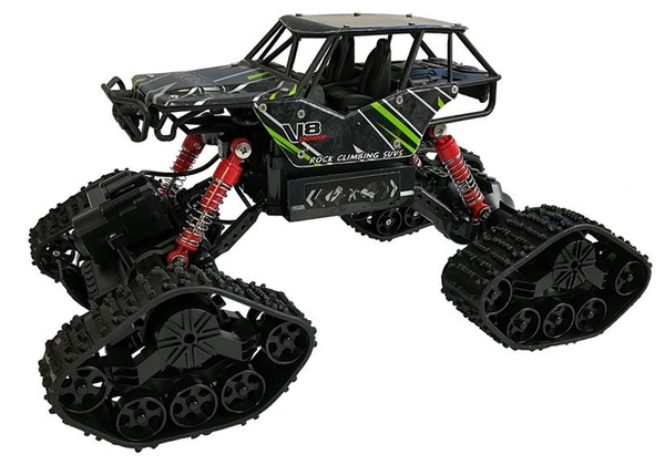 Offroad R / C Auto 4x4 Schwarz mit grünem Muster