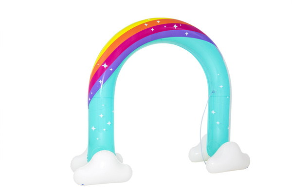 Aufblasbarer Regenbogen-Wasservorhang 221 x 71 x 19 cm Bestway 52732