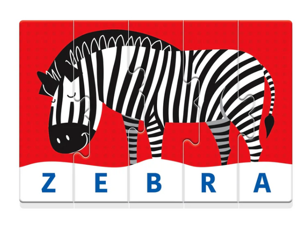 Educational Game Puzzle: My First Words Play and Learn Polish Language Clementoni 50770