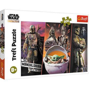 Puzzle - 300 - Tajemniczy Baby Yoda - Gwiezdne wojny - STAR WARS - Trefl  23002