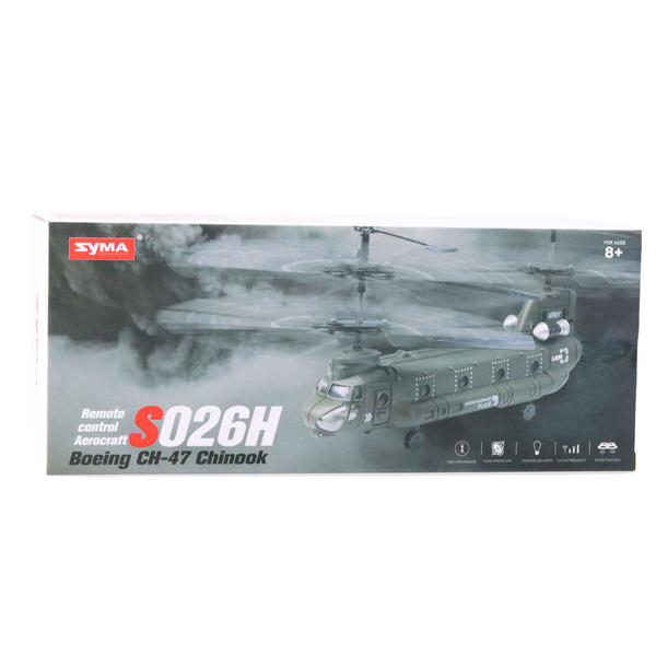 RC-Hubschrauber-Fernsteuerung Syma S026H-1 Grün Khaki