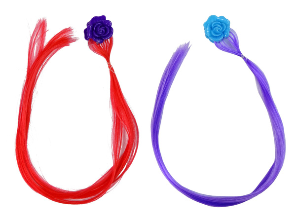 Dolls Head Accessories Beads Clips Colourful Strands